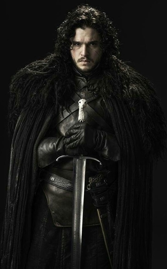 Jon Snow as Hamlet